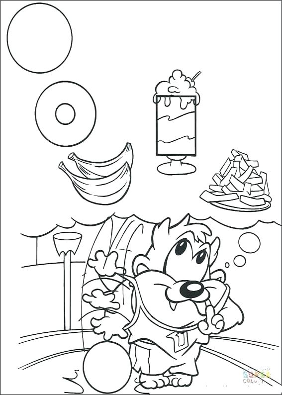 567x794 Tasmanian Devil Coloring Pages Devil Coloring Pages Bugs Bunny