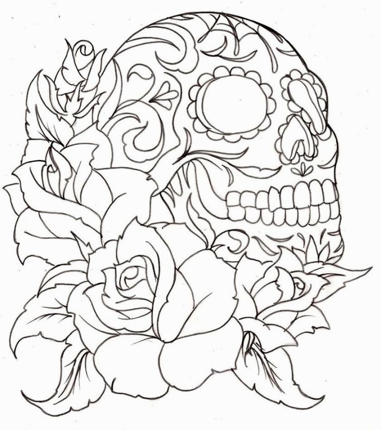 756x853 Image For Tattoo Coloring Pages Printable Aztlan