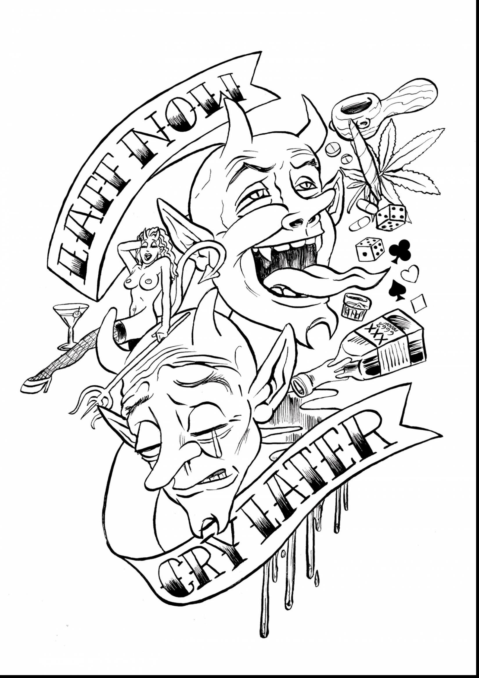 Tattoo Design Coloring Pages At Getdrawings Free Download