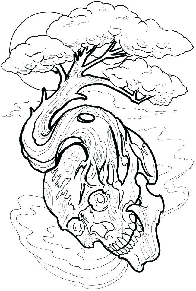 650x965 Coloring Pages Tattoo Designs