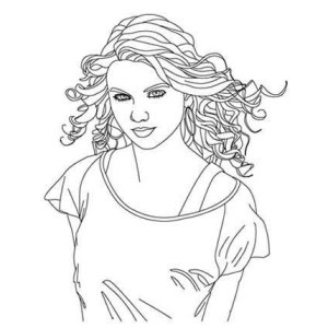 300x300 Taylor Swift Coloring Pages Fresh Free Printable Coloring Pages