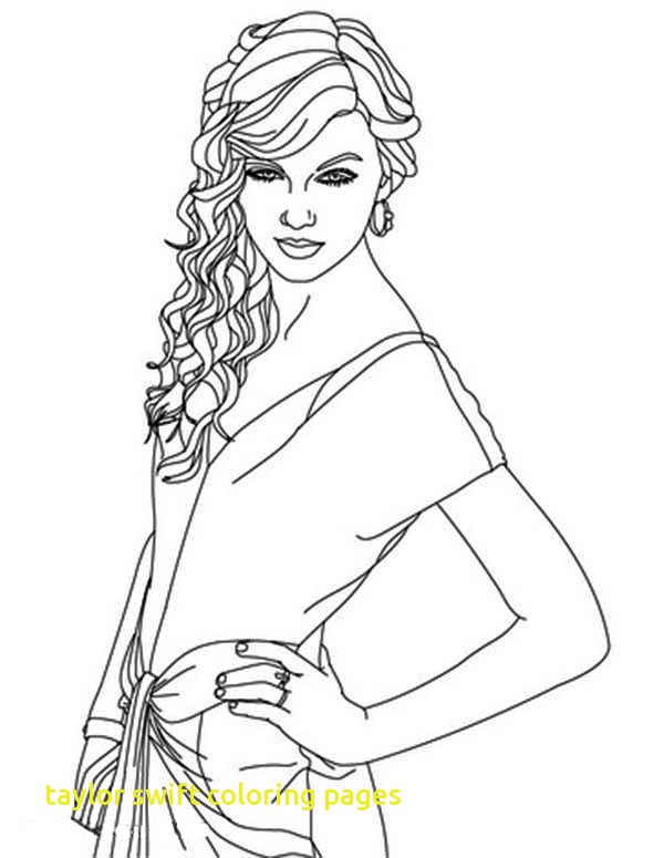 600x775 Taylor Swift Coloring Pages With Taylor Swift Coloring Pages