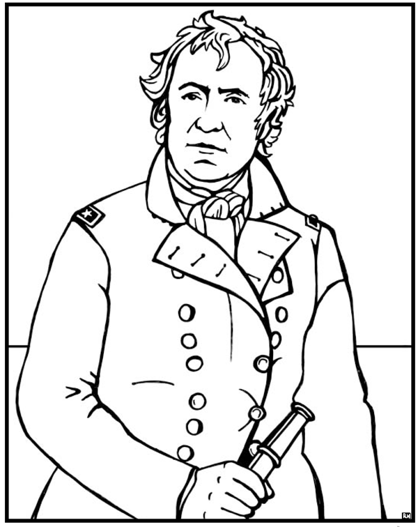 600x756 Zachary Taylor Coloring Page Purple Kitty