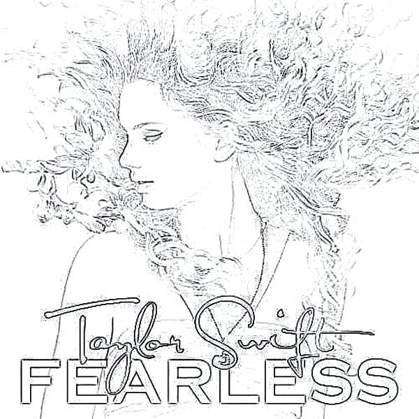 600x600 Taylor Swift Coloring Pages