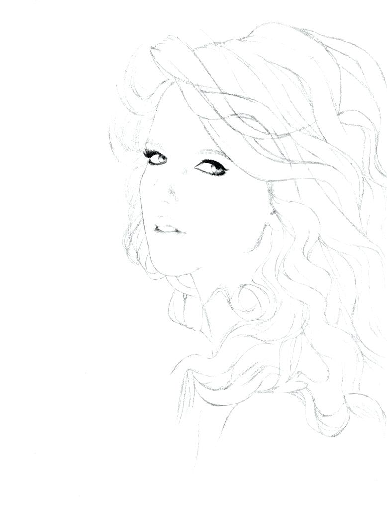 778x1027 Coloring Pages Taylor Swift Coloring Pages Free Black And White