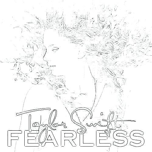 500x500 Taylor Swift Coloring Pages