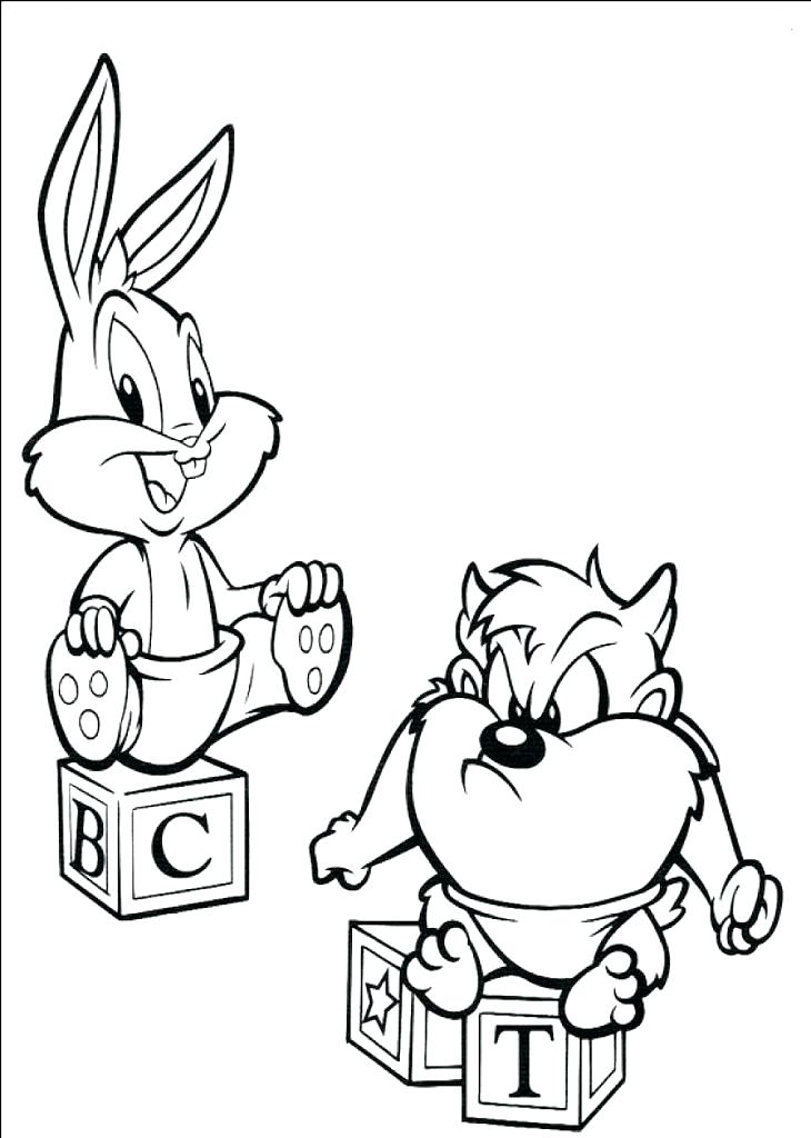 730x1024 Coloring Pages Coloring Pages Bugs Bunny And Baby Tunes Coloring