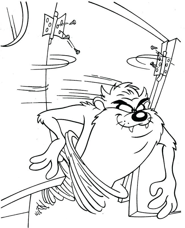 650x800 Taz Coloring Pages Coloring Page Cartoons Printable Coloring Pages