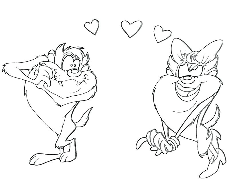 800x667 Taz Coloring Pages Coloring Pages Baby Tunes Cartoons Daffy