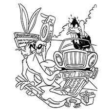 230x230 Top Daffy Duck Coloring Pages For Kids