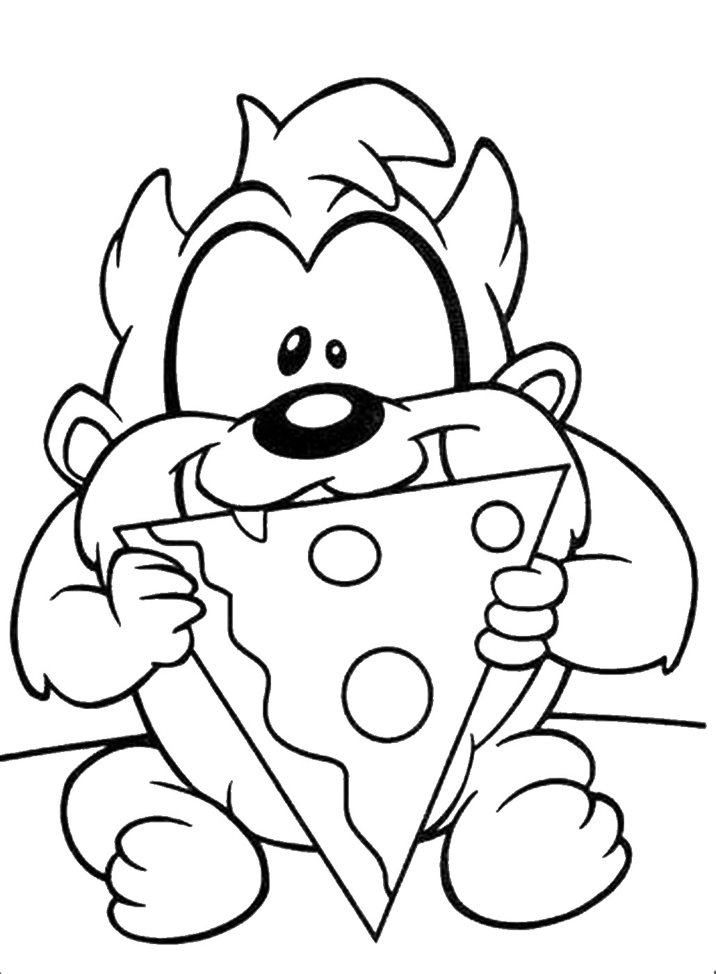 1030x1400 Taz Mania Coloring Pages