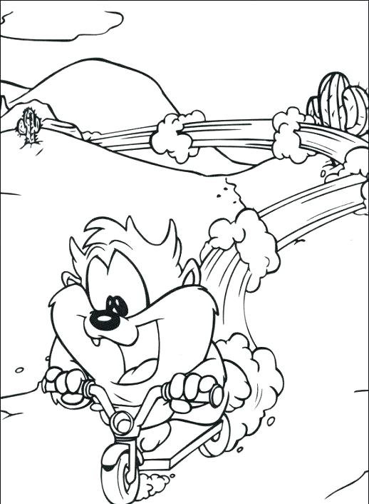 518x706 Tasmanian Devil Coloring Pages