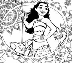 249x217 Moana Coloring Pages