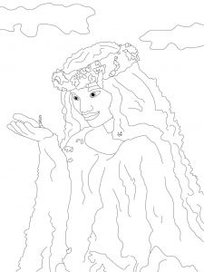 225x300 Te Fiti Coloring Page Free Movie Coloring Pages Moana