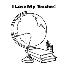 230x230 Teachers Day Coloring Pages