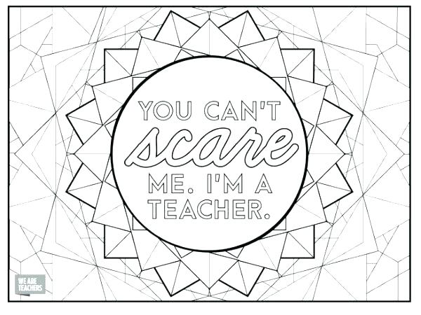 600x450 Coloring Pages For Teachers Teacher Appreciation Coloring Pages