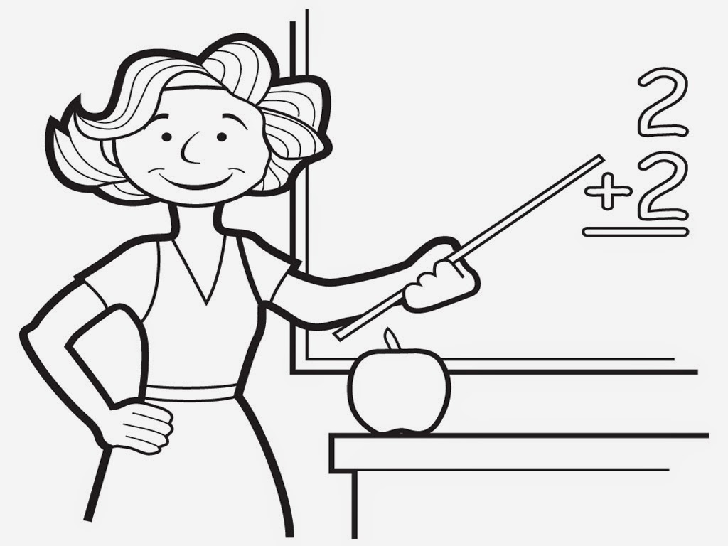 Teacher Coloring Pages at GetDrawings | Free download