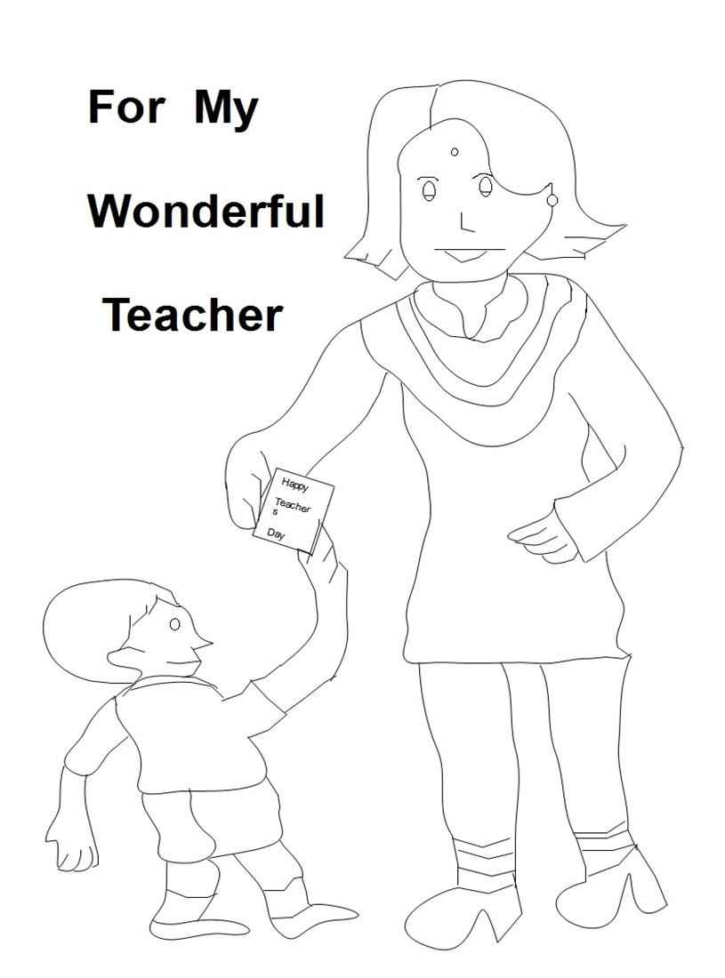 815x1100 Teacher S Day Coloring Pages Kids Beauteous Teachers