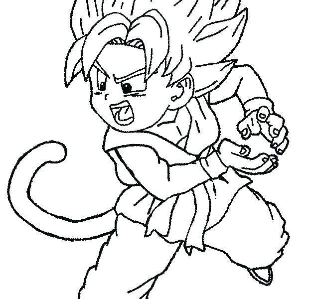 626x600 Kid Goku Coloring Pages Favorite Teacher Coloring Pages