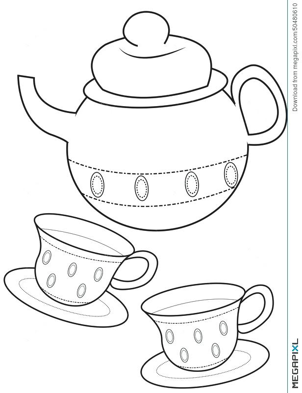 616x800 Best Of Tea Cup Coloring Page Pictures Teacup Coloring Page Free