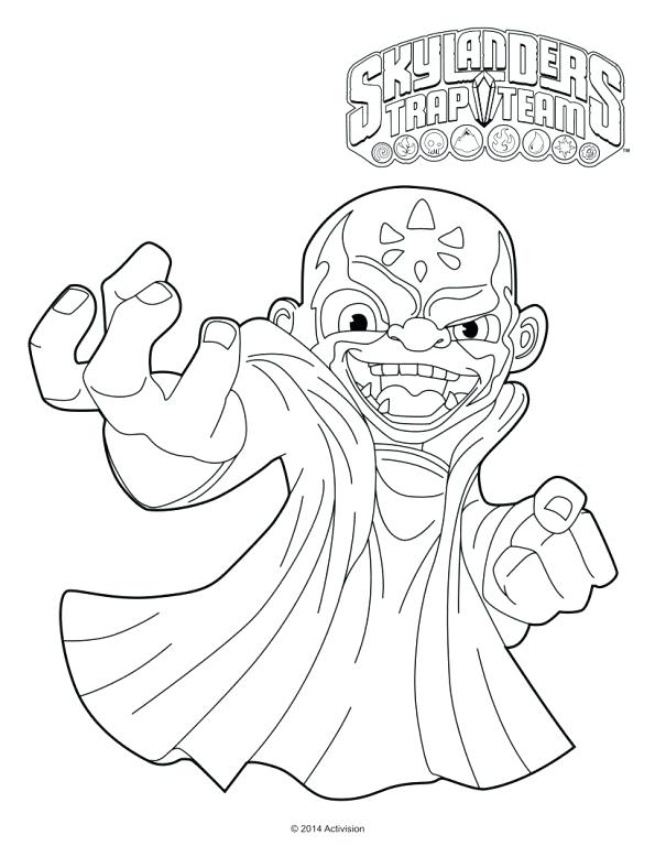595x768 Skylander Coloring Pages Trap Team Coloring Pages A Skylanders
