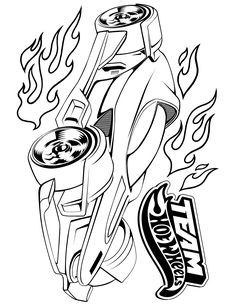236x305 Hot Wheels Coloring Pages