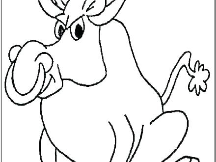 440x330 Bull Riding Coloring Pages Free Bull No Copyright Coloring Book