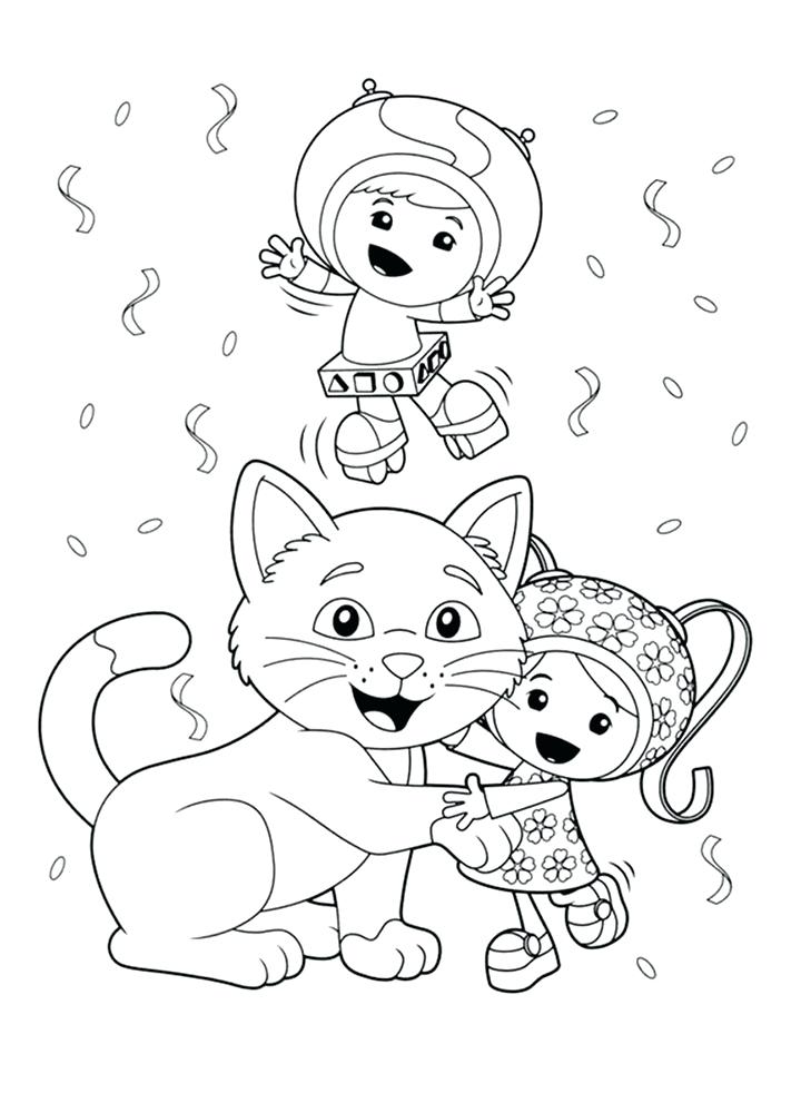 720x1000 Coloring Pages Umizoomi Coloring Pages Team Umizoomi Birthday