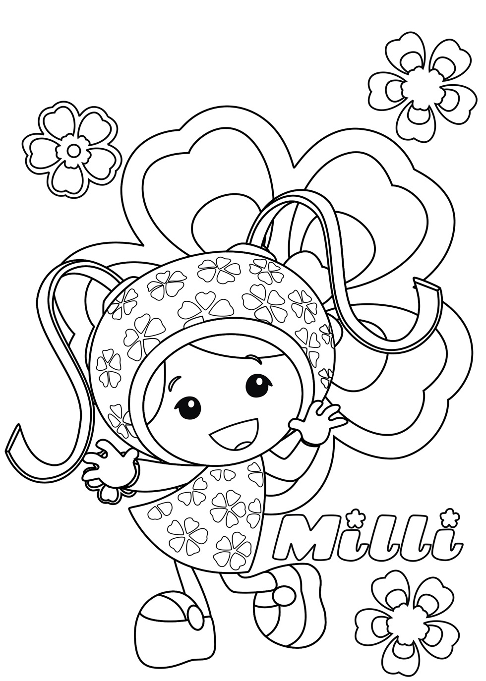 980x1374 Free Printable Team Umizoomi Coloring Pages For Kids