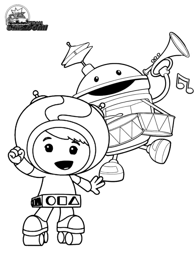 Team Umizoomi Coloring Pages Free Printable at GetDrawings | Free download