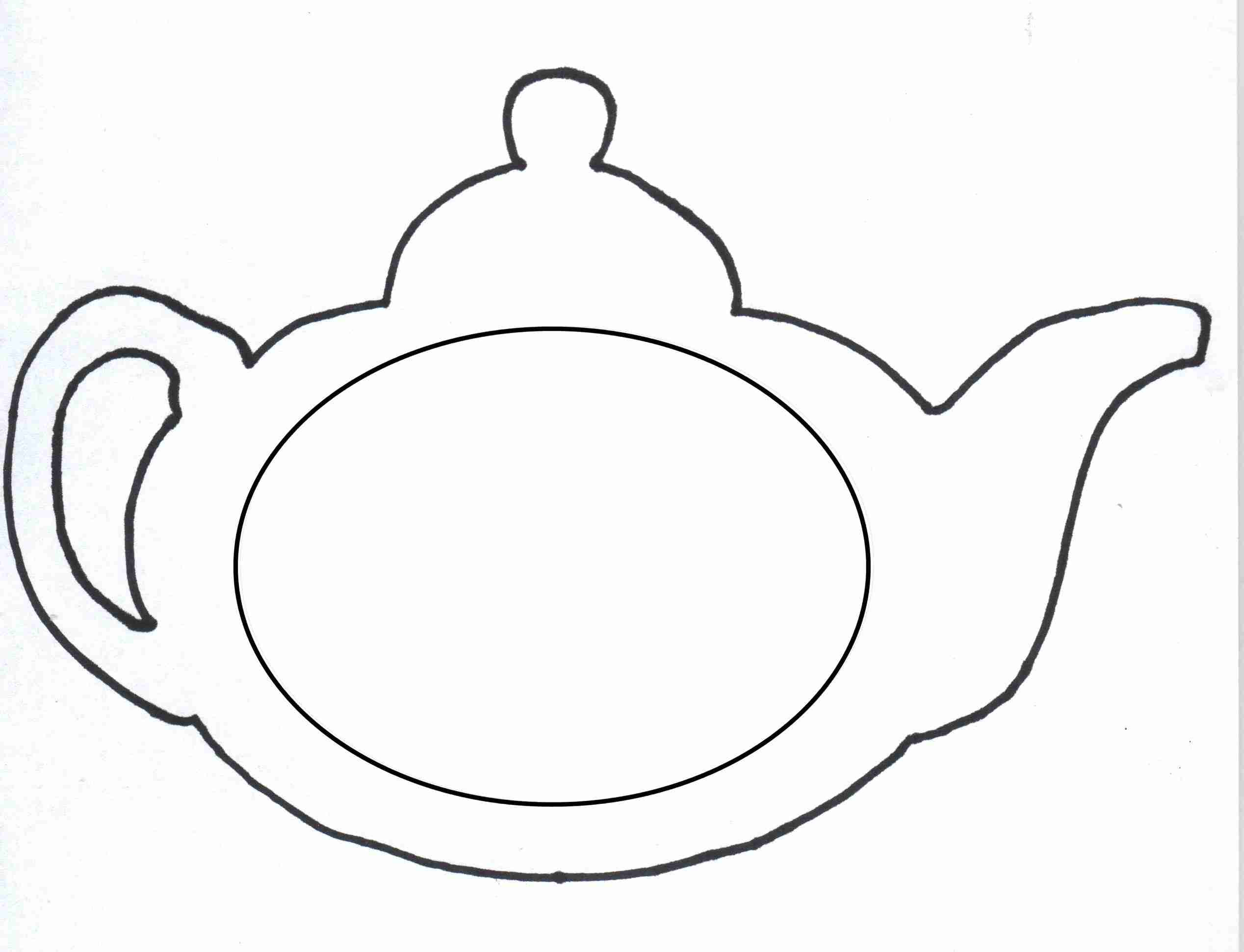2536x1941 Teapot Coloring Page With Line Art Tea Set Free Printable Pages