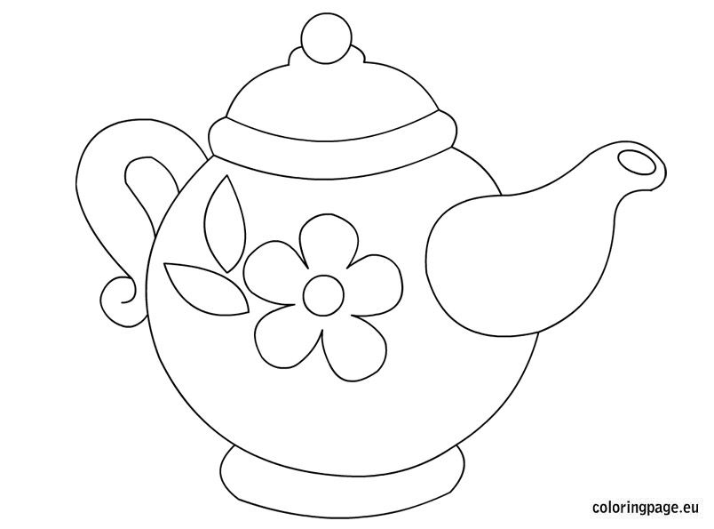 804x595 Teapot Coloring Page Printable Coloring Is Good For You