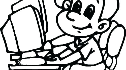 500x280 Computer Coloring Pages Computer Coloring Pages Sheets To Print