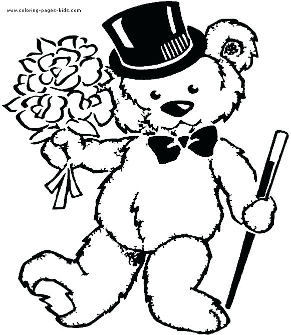 581x669 Best Teddy Bears Images On Colouring A Collection Of Great