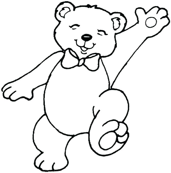 728x734 Teddy Bear Coloring Pages