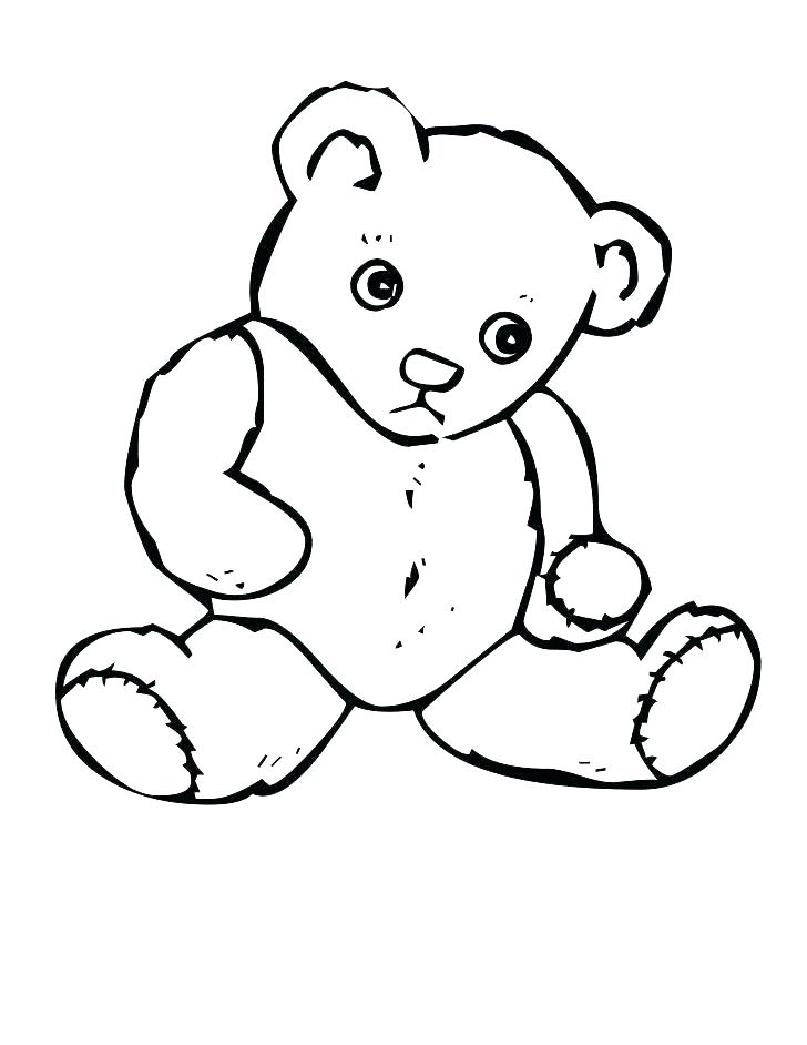 728x942 Teddy Bear Coloring Pictures