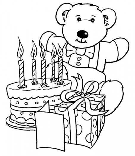 454x525 Cute And Funny Collection Of Teddy Bear Coloring Pages Happy