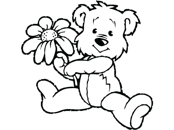 600x450 Teddy Bear Coloring Page Teddy Bear Coloring Pages To Print Epic