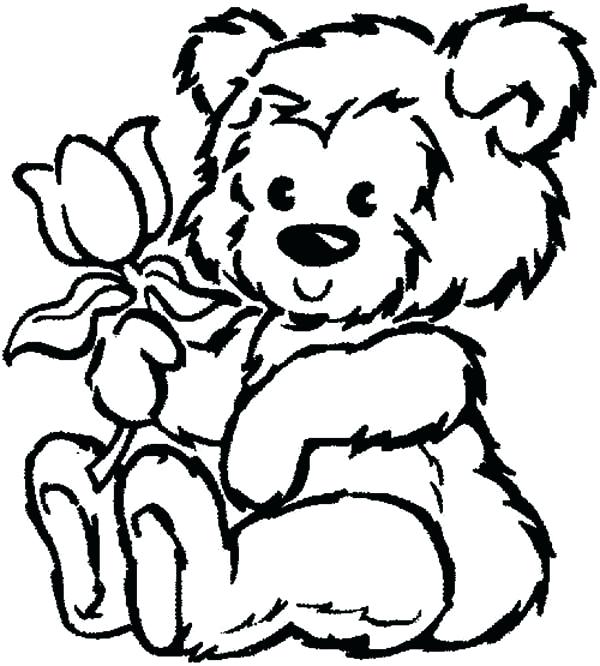 600x666 Teddy Bear Coloring Pages Beautiful Teddy Bear Coloring Pages