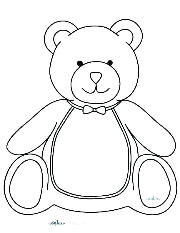 612x792 Teddy Bear Coloring Pictures