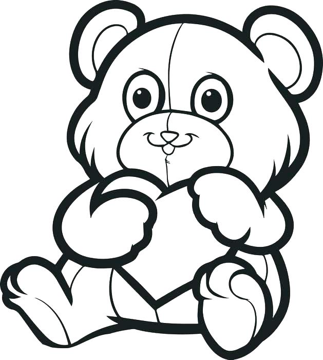 629x700 Care Bears Coloring Sheets Printable Activity Heart Elephant Page