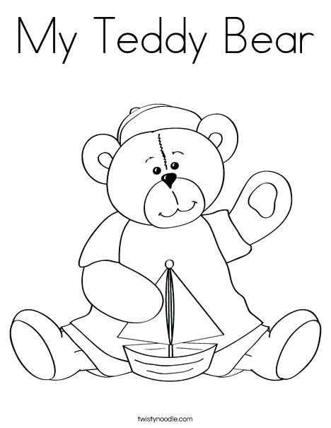468x605 Teddy Bear Coloring Page Cutie Bear Coloring Page Teddy Bear