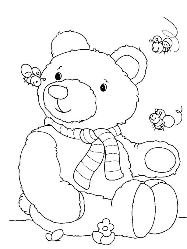 614x818 Teddy Bear Picnic Coloring Pages Beautiful Free Printable Bear