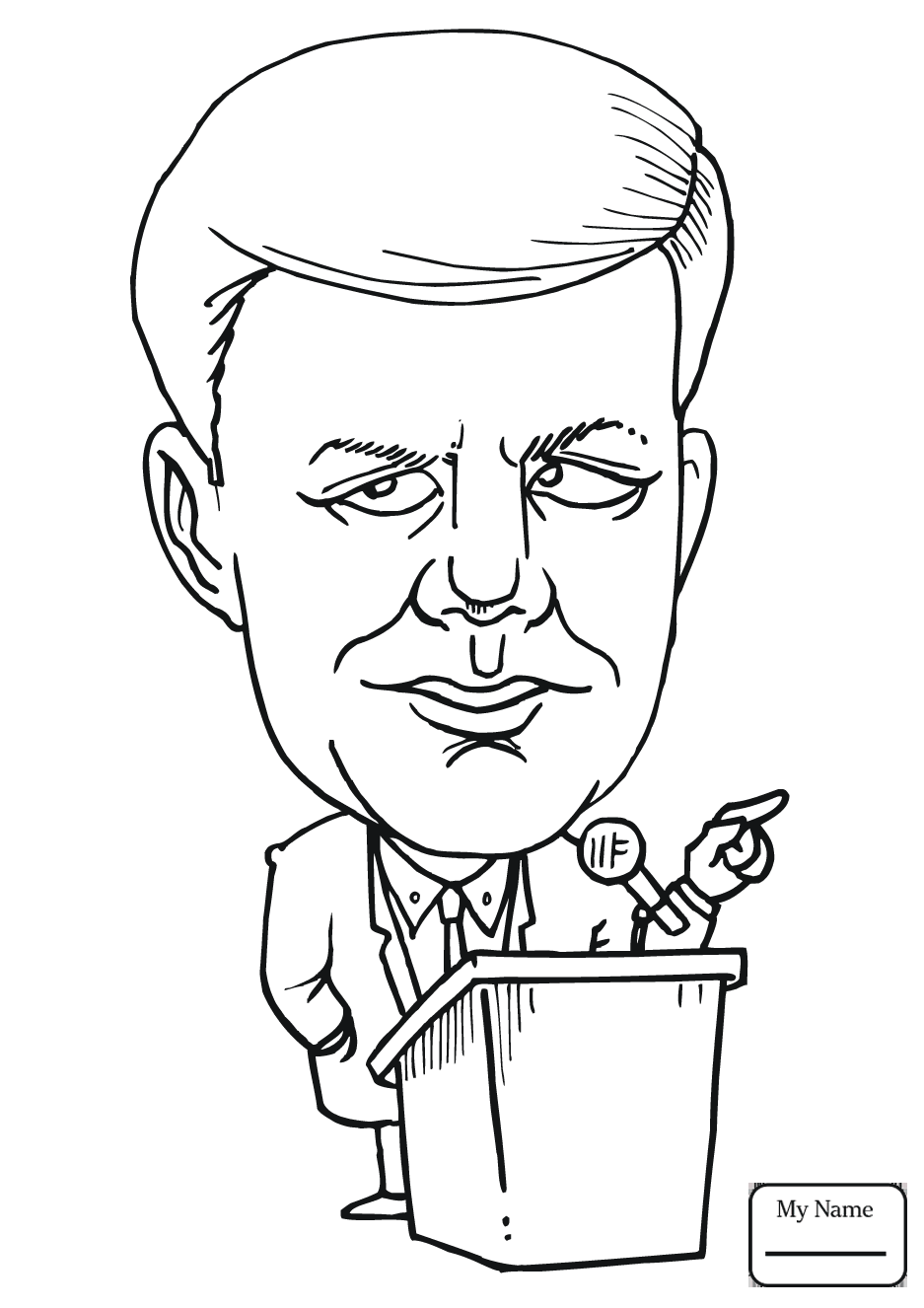 937x1326 Theodore Roosevelt Coloring Page