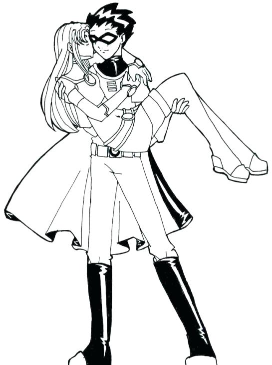 545x730 Teen Titans Color Pages Color Teen Titans Best Of Luck Coloring