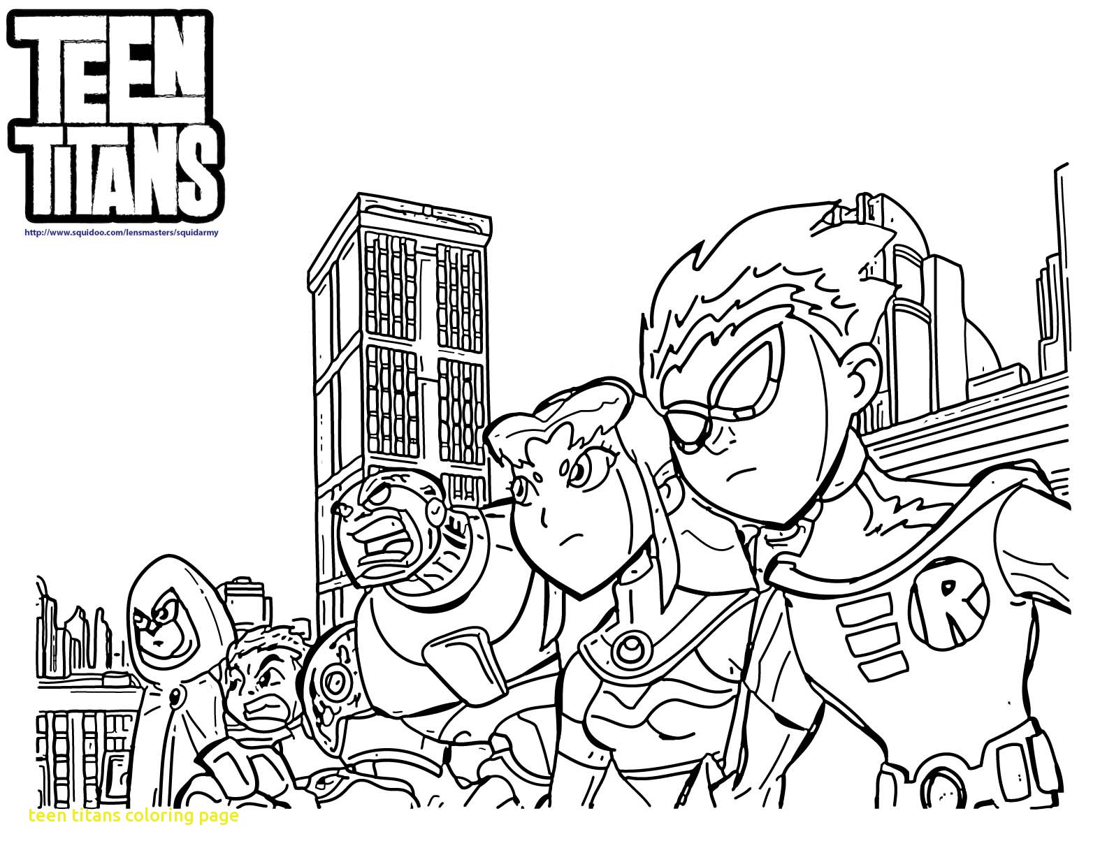 1584x1224 Teen Titans Coloring Page With Teen Titans Go Coloring Pages Squid