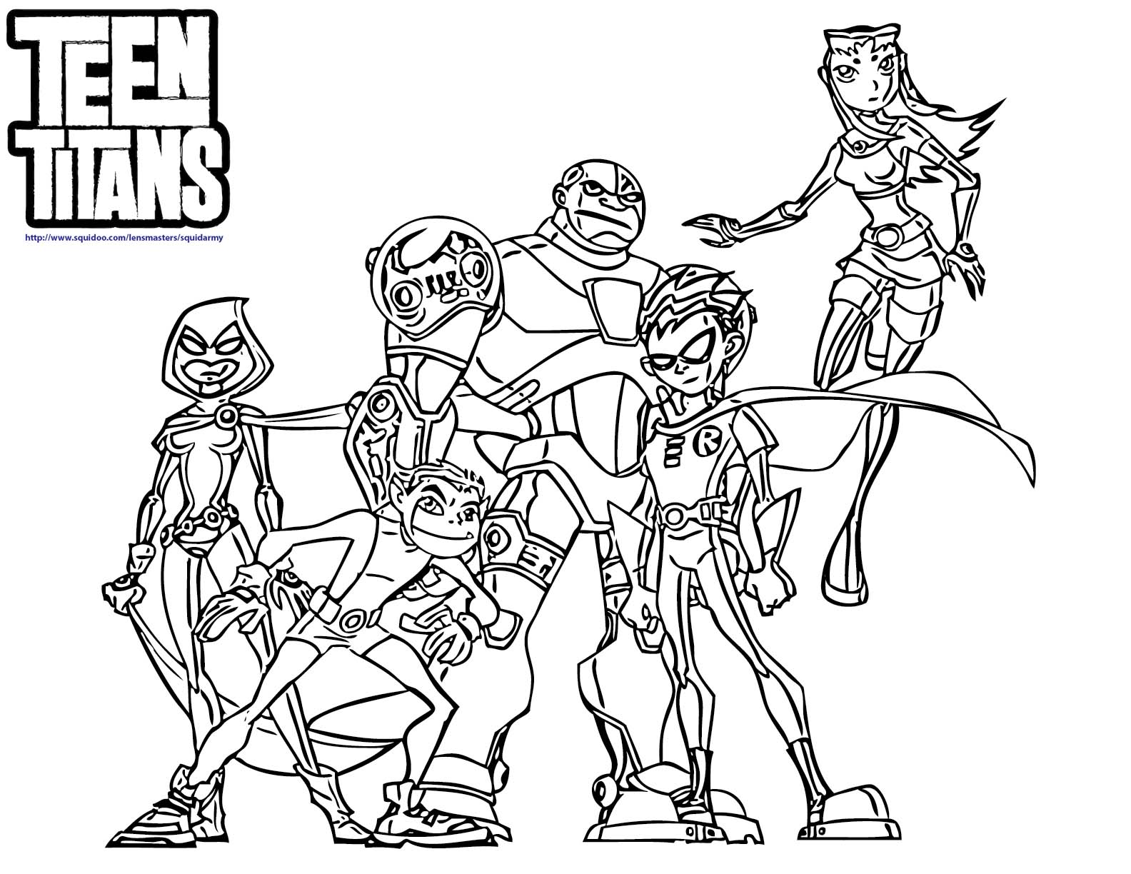 1584x1224 Teen Titans Go Coloring Pages The Sun Flower Pages