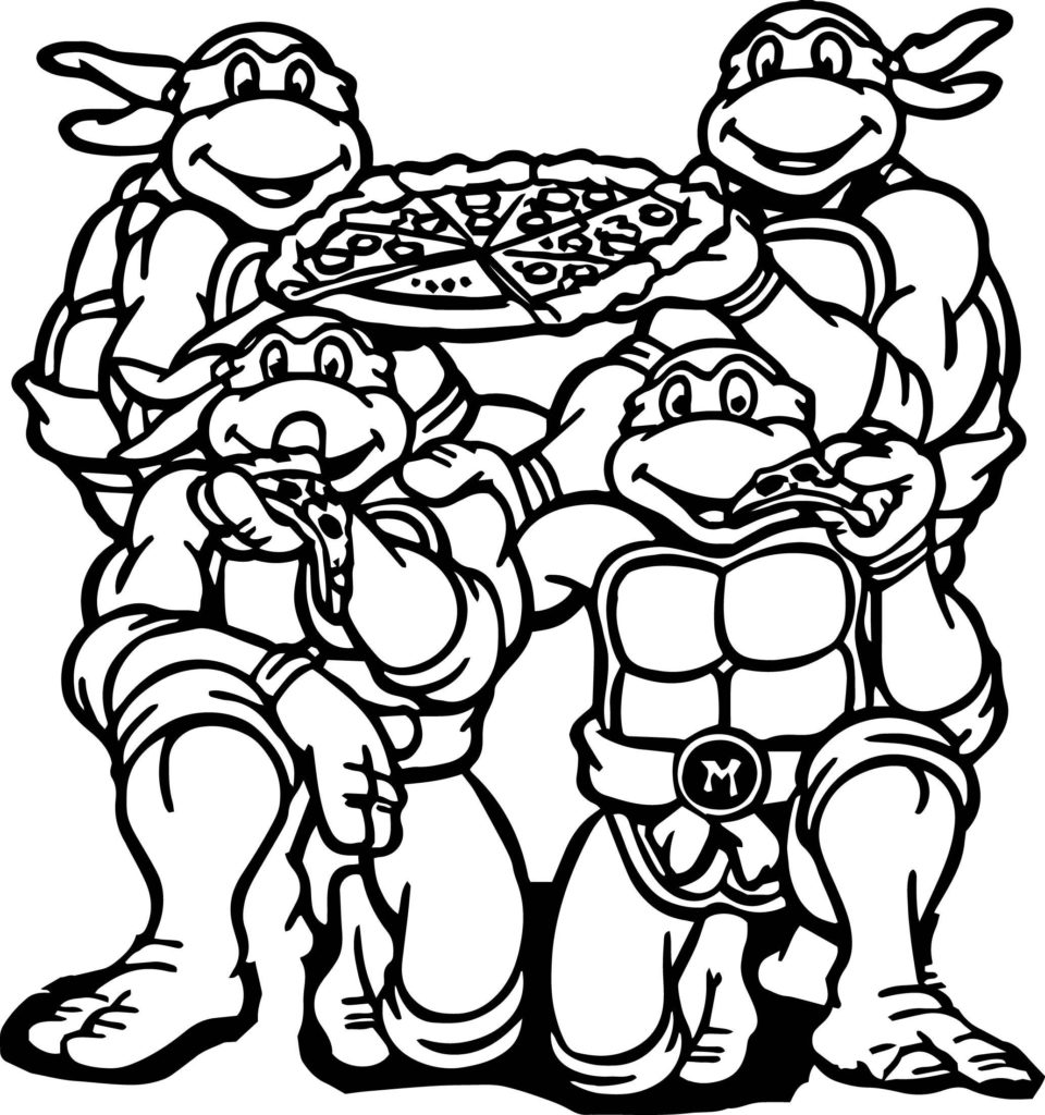 960x1024 Teenage Mutant Ninja Turtles Coloring Pages Birthday Ideas