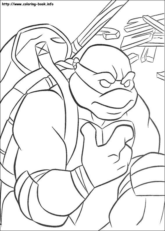 567x794 Teenage Mutant Ninja Turtles Coloring Pages On Coloring