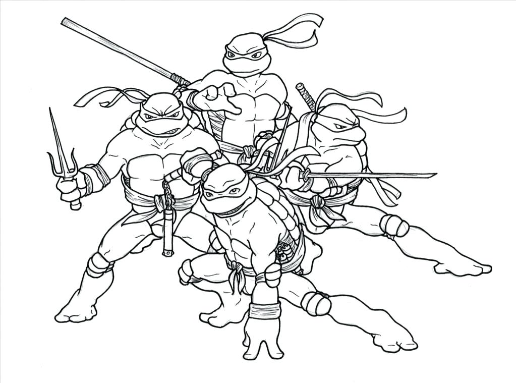 1023x759 Ninja Turtles Coloring Page Ideal Teenage Mutant Ninja Turtle